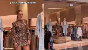 Dubai: Model Poses As A Mannequin At The Mall, Triggers Debate