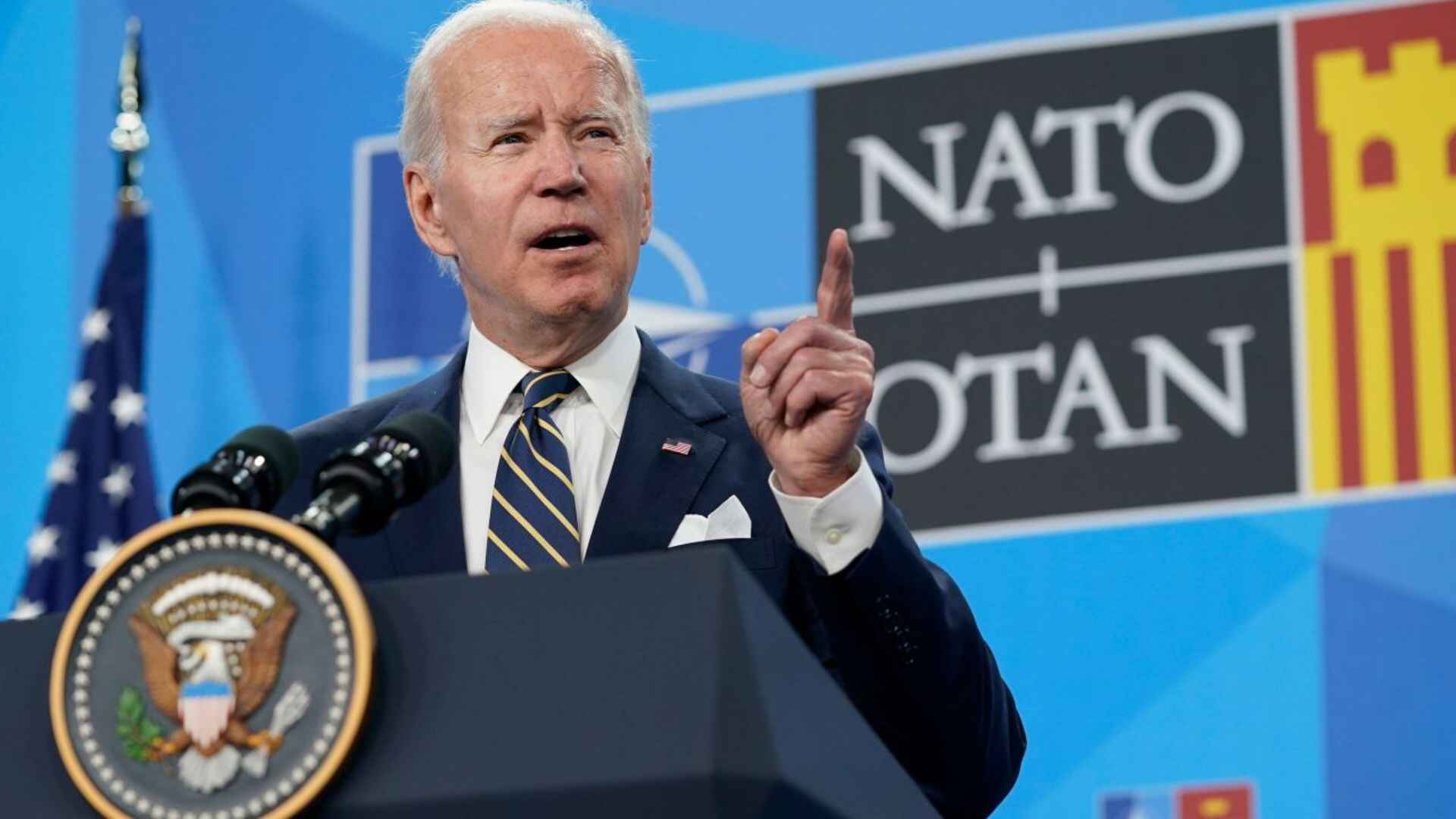 Biden Condemns Russia, Pledges Stronger Air Defenses At NATO Summit