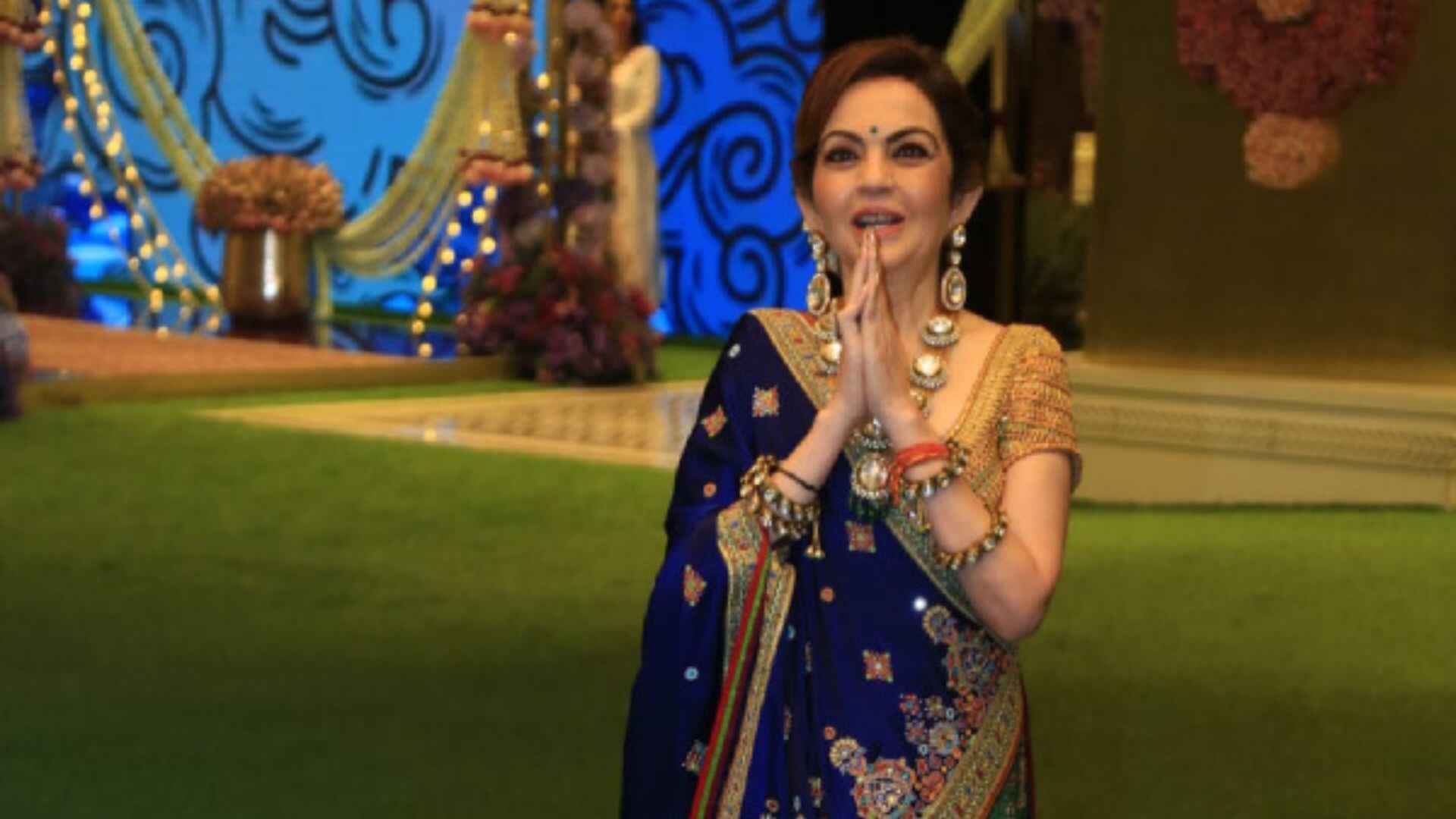 Nita Ambani at Anant-Radhika's Mehndi