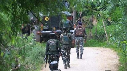 Intense Gunfight Between Security Forces And Terrorists In Trimukha, North Kashmir