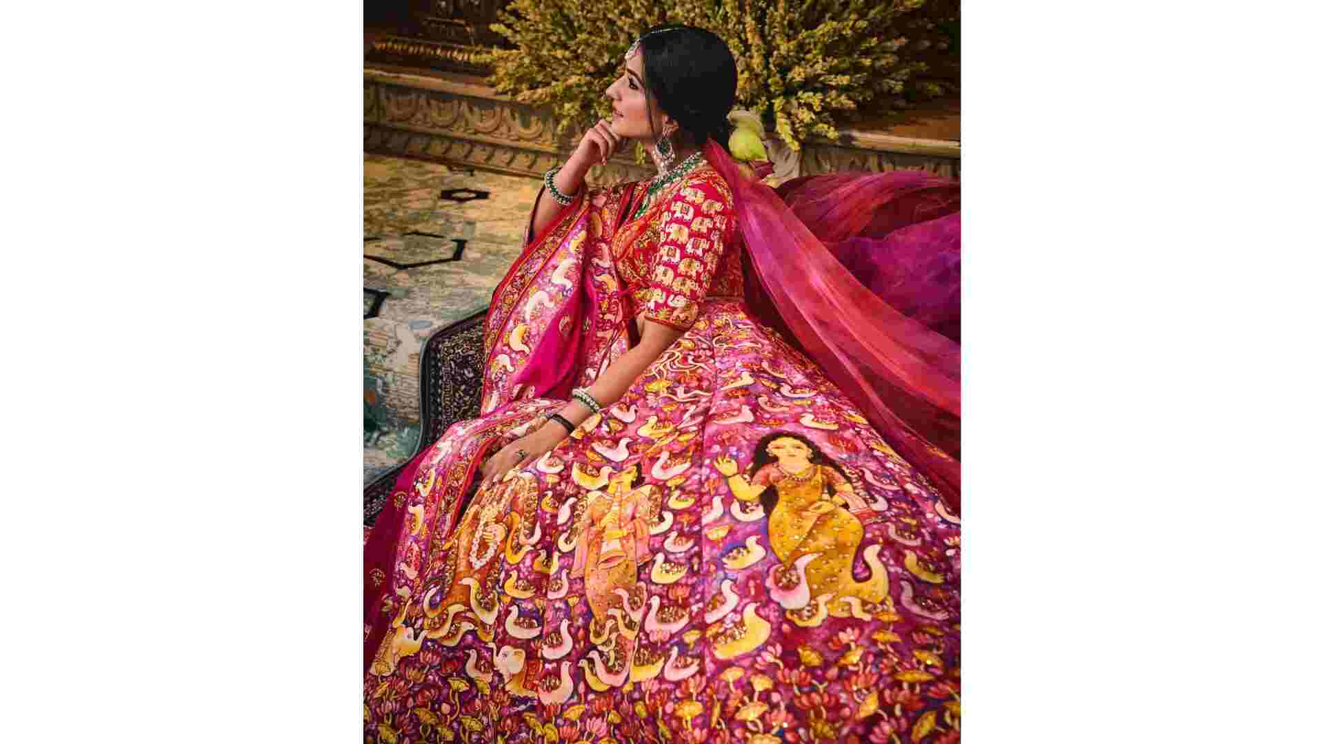 Radhika Ambani’s Stunning Day 2 Look: Bride Dazzles In Lavish Lehenga With Lotus Adornments