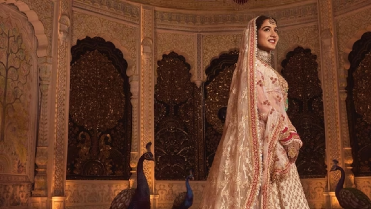 Radhika Merchant's First Look In Bridal Attire As Ambani Family Anticipate Her Grand Entrance