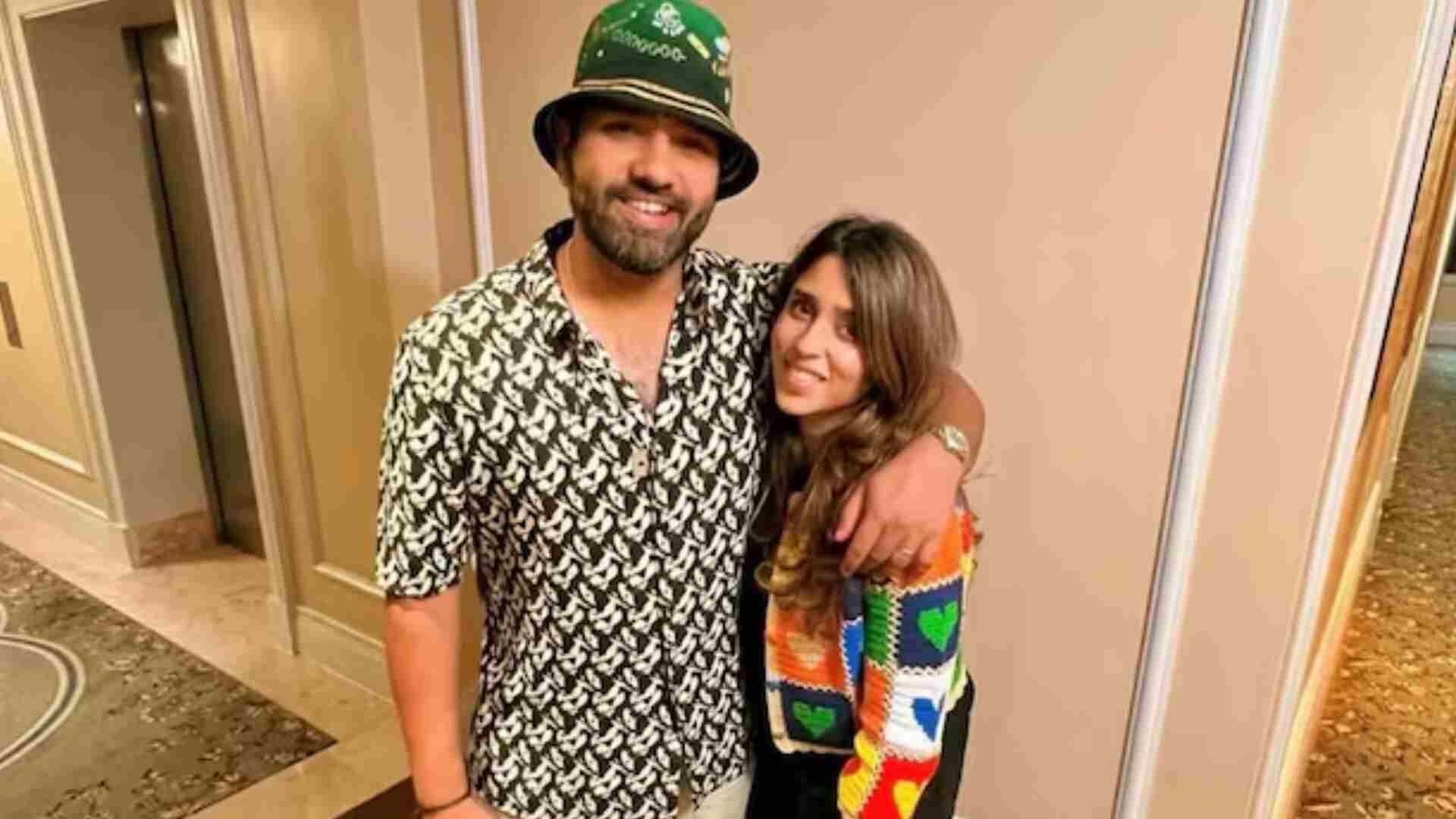 Rohit Sharma With His Wife Ritika