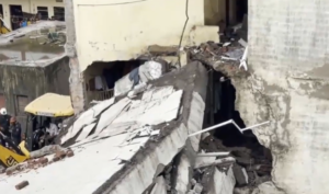 Video: Four Storeyed Building Collapses in Gujarat’s Surat, Rescue Underway