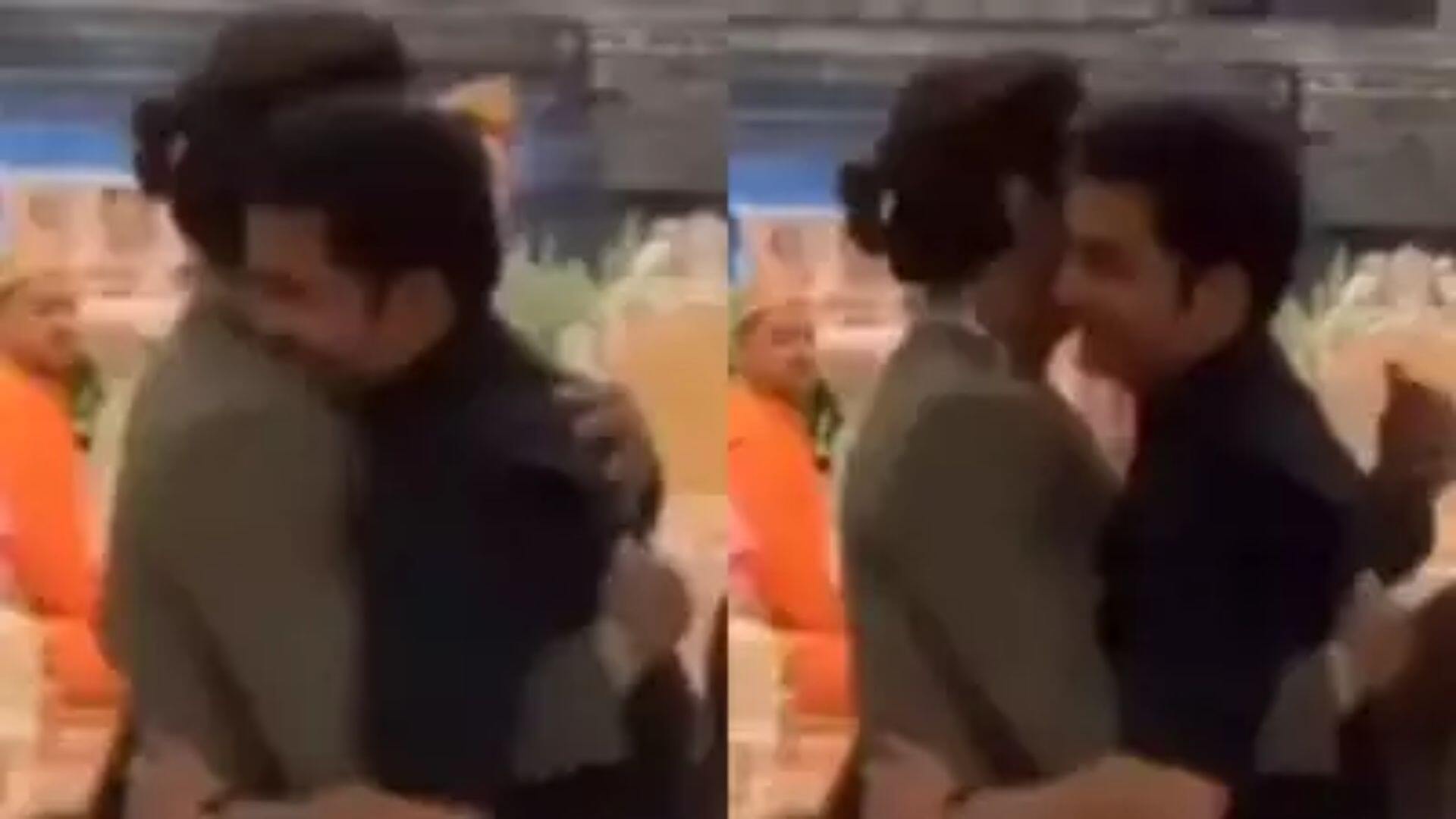 Watch: Shahrukh Khan & Team India Head Coach Gautam Gambhir Hug Each Other At Anant-Radhika Wedding