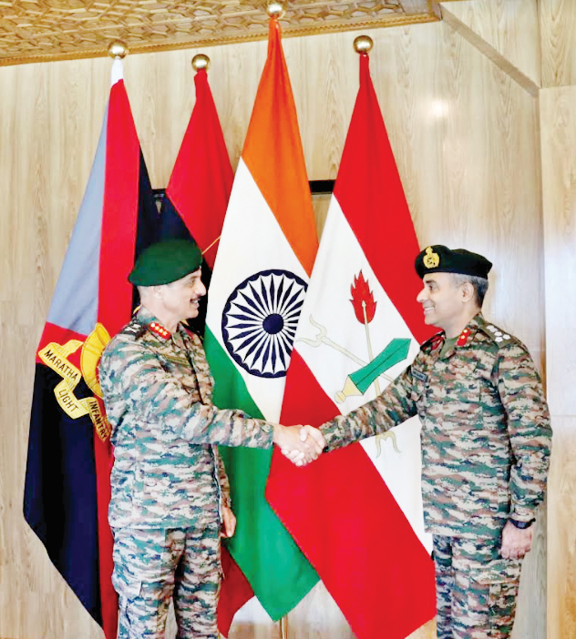 Group Commander NCC meets with GOC Fire & Fury Corps to discuss initiatives in Ladakh