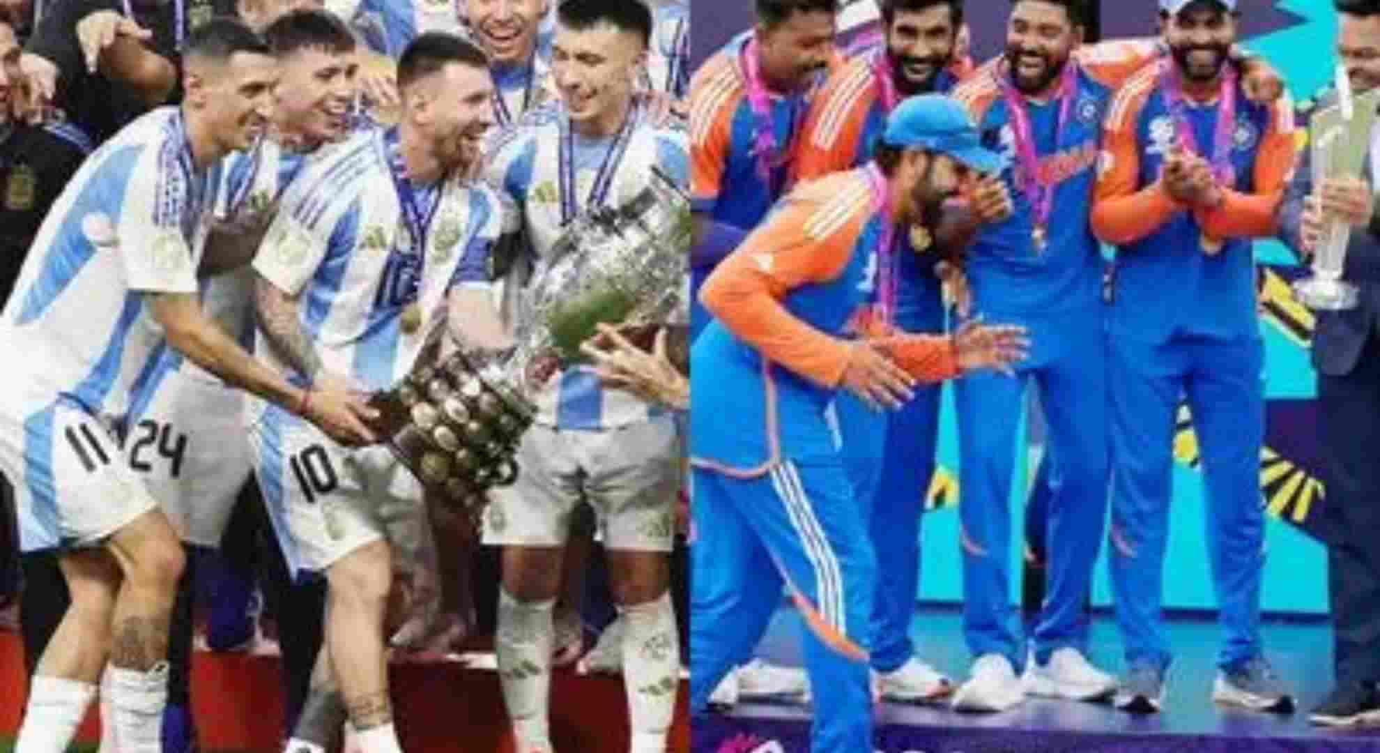 WATCH: Messi, Rohit, And Messi Again – The Ultimate Trophy Walk Trilogy