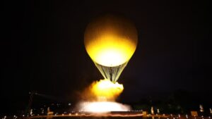 This Is How The Paris Olympics Flying Cauldron Is Lit Up