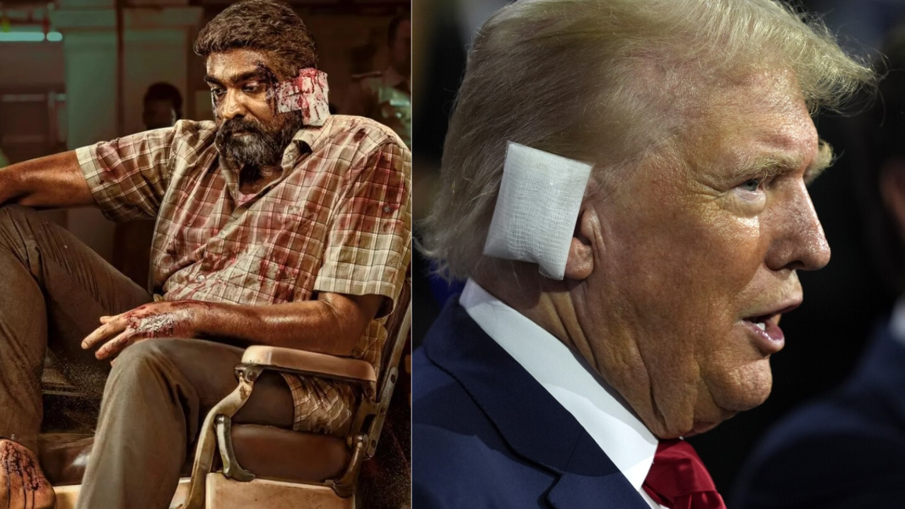 Trump’s Bandaged Ear Sparks Comparisons To Vijay Sethupathi’s ‘Maharaja’ Look After Assassination Attempt