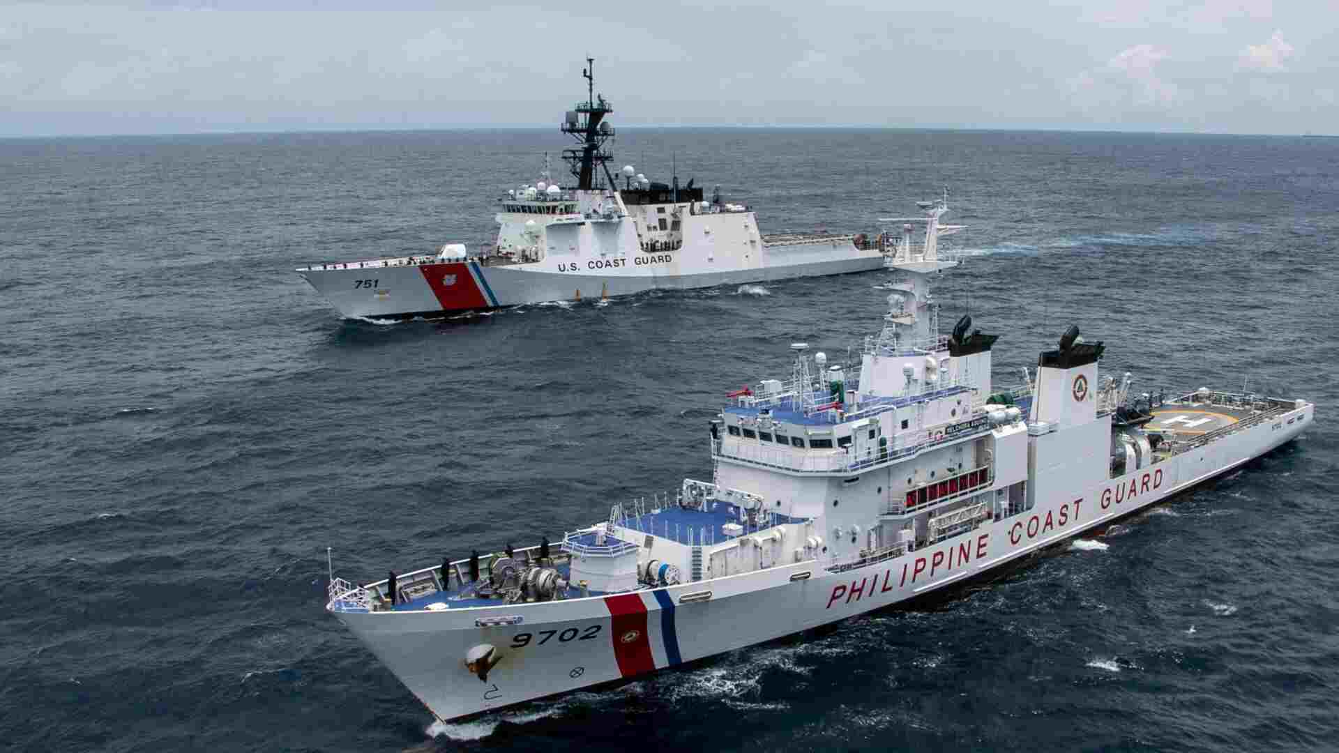 US, Philippine Coast Guards Hold Joint Search, Rescue Drills In South China Sea