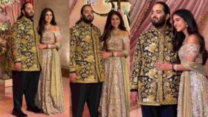 Anant Ambani’s Eye-Catching Tiger Brooch Sparkles At ‘Sangeet’ Ceremony