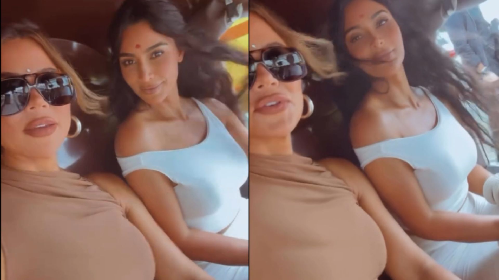 Anant-Radhika Wedding: Kim And Khloe Kardashian Takes An Auto-Rickshaw Ride In Mumbai
