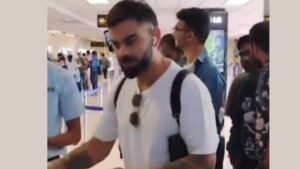 Virat Kohli Arrives in Colombo: Fans Celebrate with Unforgettable Photo Moments : Watch