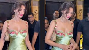 Watch: How Disha Patani Styled Her Green Maxi Dress For A Dinner Date