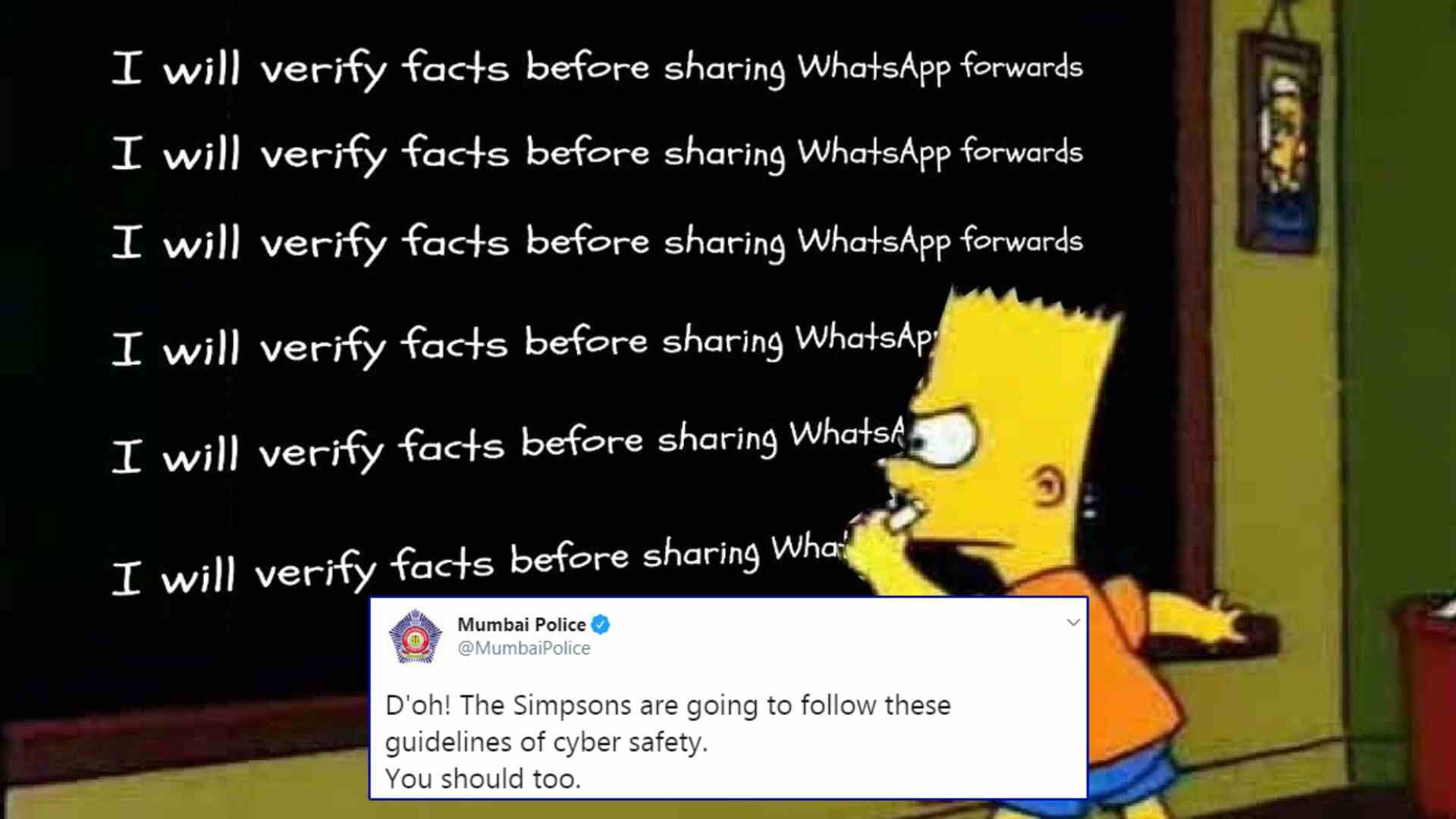 Mumbai Police Uses 'The Simpsons' Joke To Promote Strong Passwords