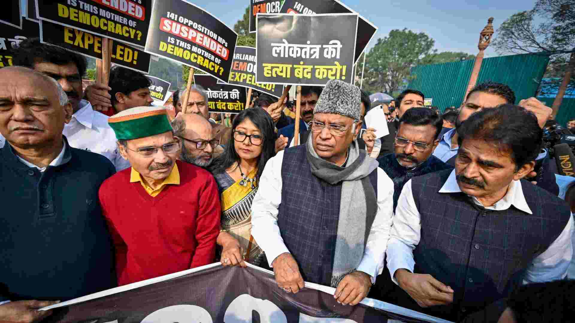 INDIA Bloc Criticize Budget 2024; Protests Intensify