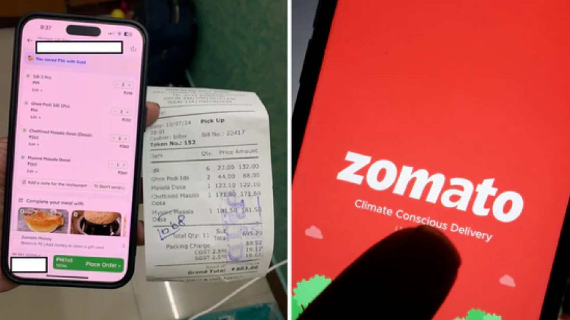 Chennai Man Slams Zomato For Charging Rs. 185 More Than Restaurant, Backfires