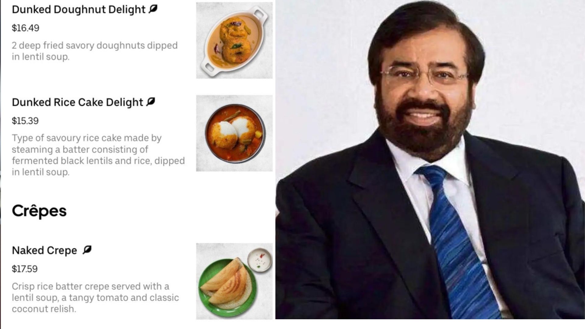 Dosa Gets A Makeover As ‘Naked Crepe’ For ₹1,400 In US Eatery, Harsh Goenka Reveals Menu