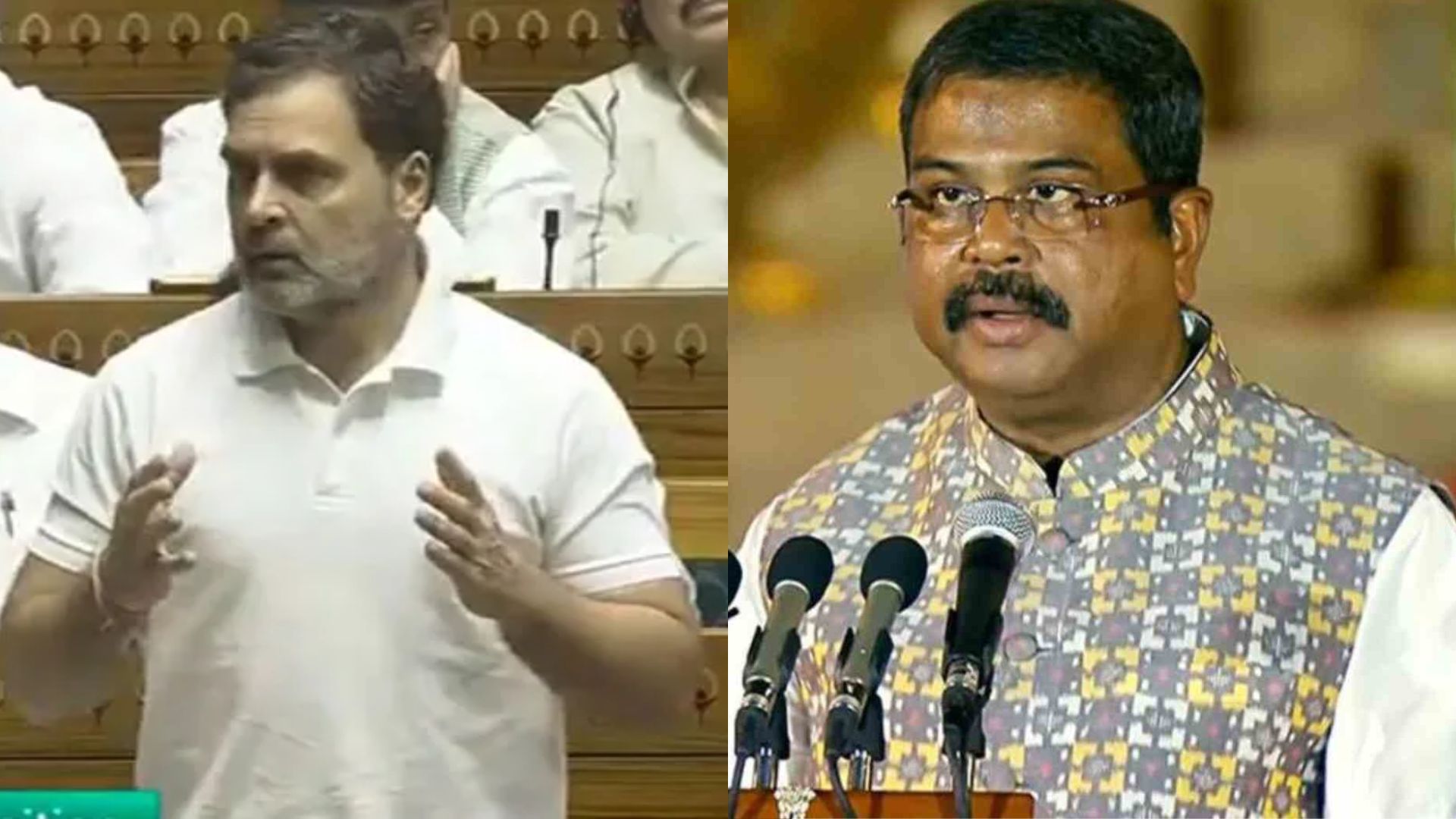 Rahul Gandhi Claims Indian Education System is Corrupt and Buyable; Dharmendra Pradhan Denies Allegations