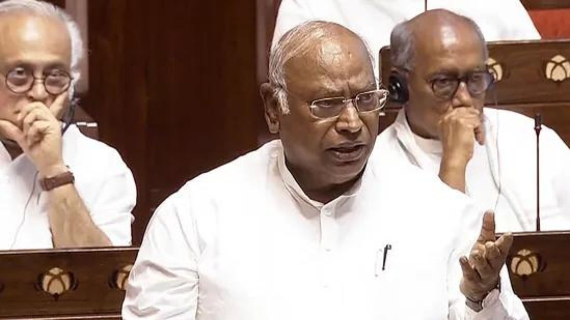Kharge Slams PM Modi, Says Opposition Walked Out Because He Was Lying