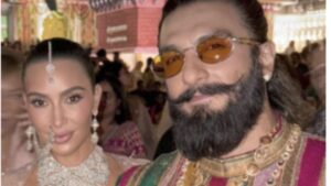 Ranveer Singh & Kim Kardashian’s Viral Photo From Ambani Wedding | See The Pic