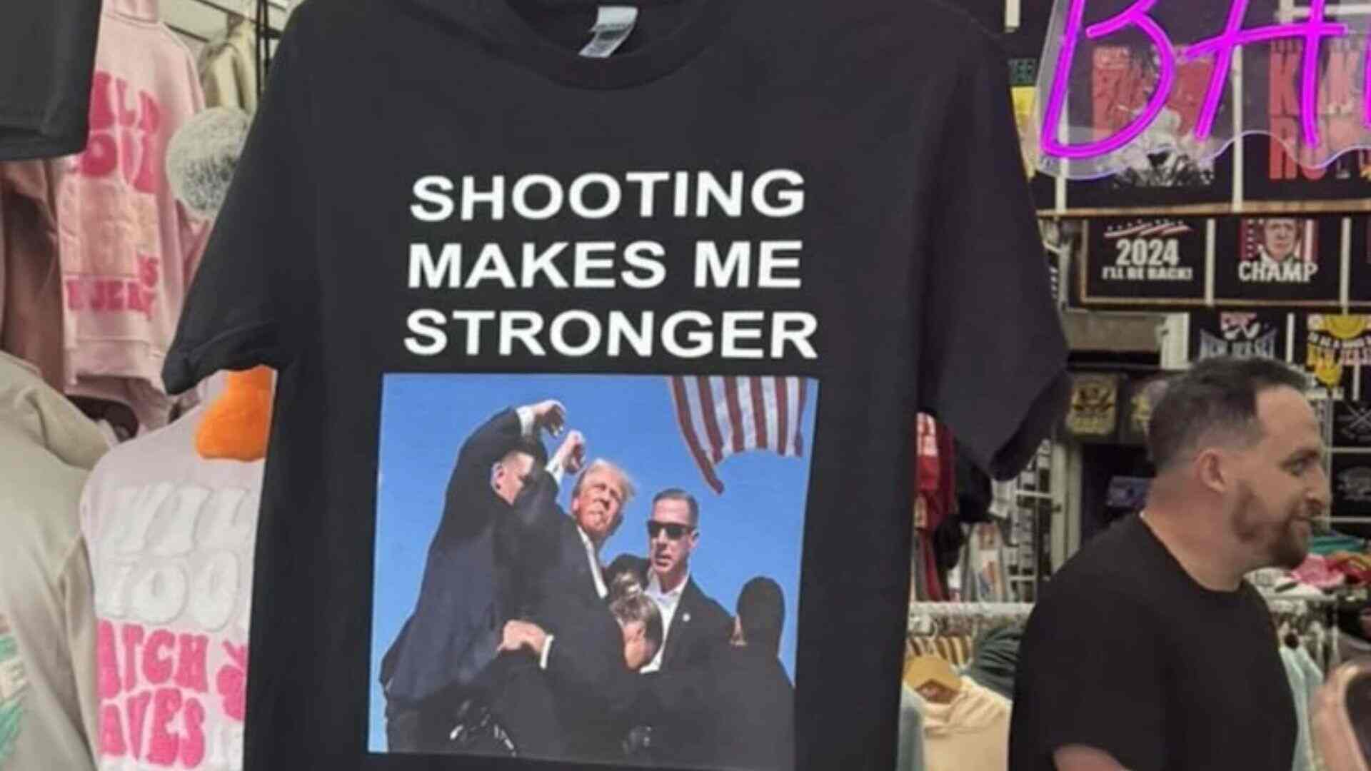 Within Hours T-Shirts Featuring Trump’s Shooting Incident Hit Chinese Market