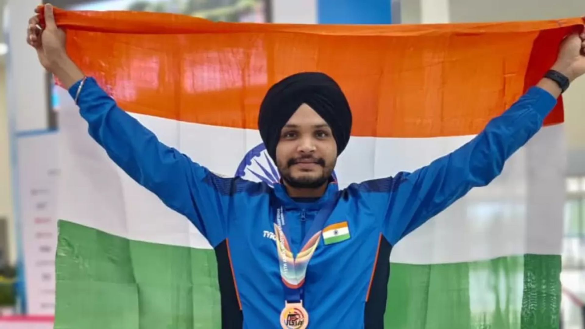 Shooter Sarabjot Singh wins Bronze Medal