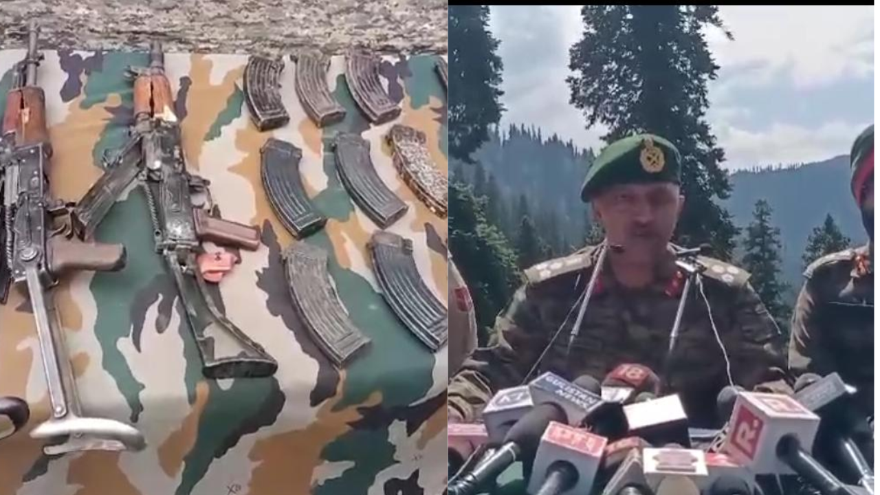 Massive Cache Of Arms And Ammunition Seized From Terrorists Foiling Infiltration Attempt In Kupwara: Army