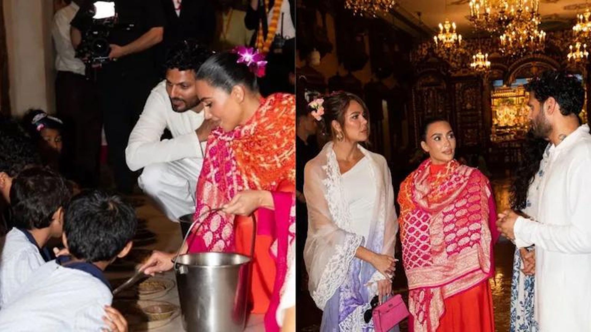 Kim Kardashian Wears ₹2 Lakh Dress To Serve Food At Mumbai’s ISKCON Temple