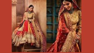 Radhika Merchant’s Stunning Vidai Look: Sindoori Red Manish Malhotra Lehenga Adorned with Real Gold Work – See Pics