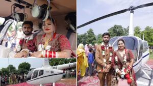 Helicopter Wedding: UP Village Astonished by Grand Aerial Arrival