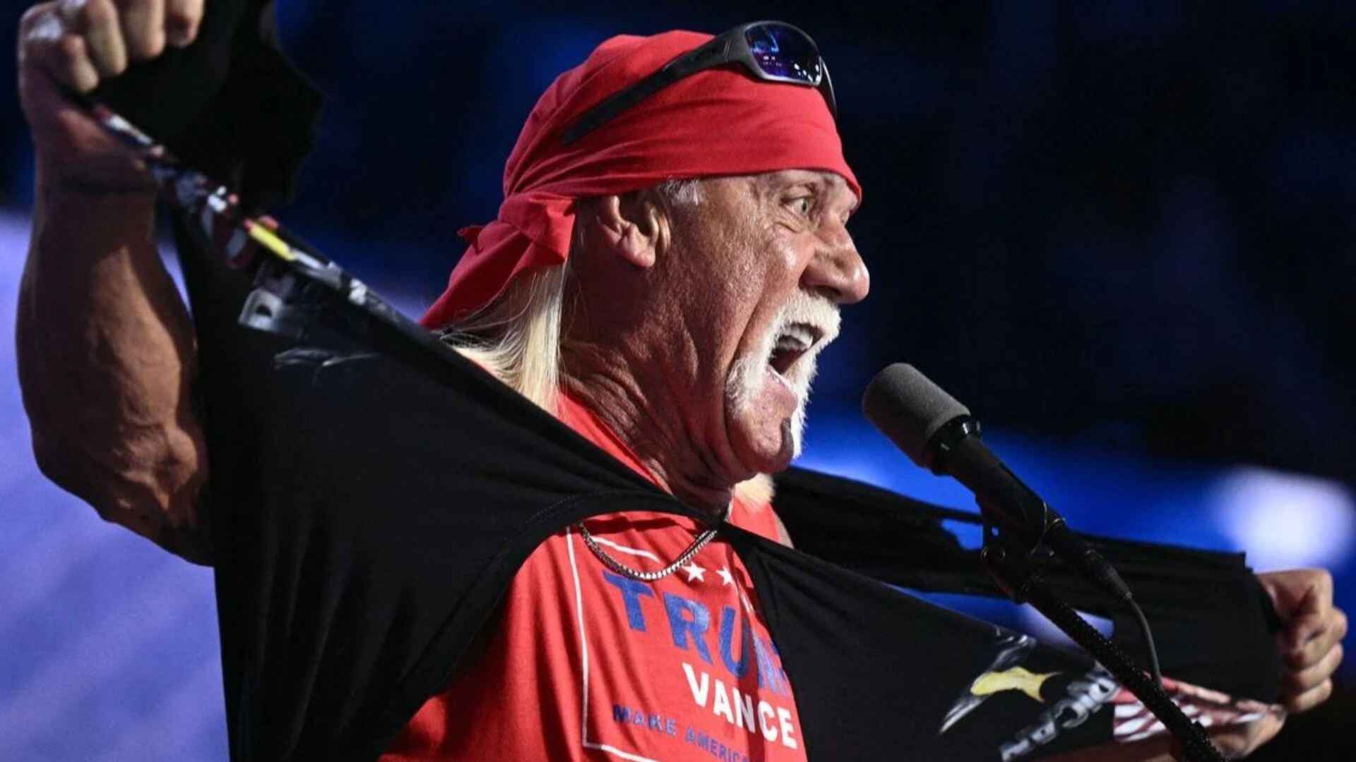 Hulk Hogan Energizes RNC Crowd with WWE Flair for Trump