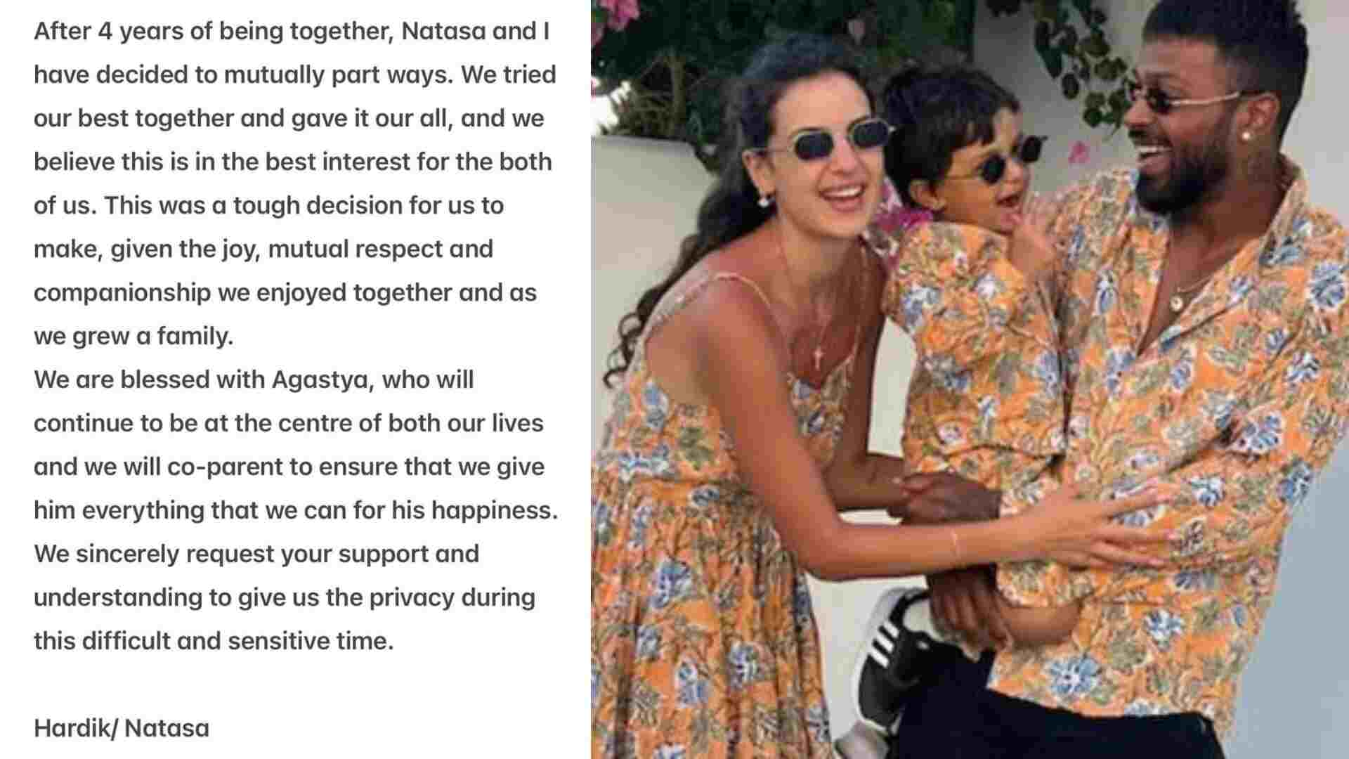 Hardik Pandya and Natasha Stankovic End Marriage, Cricketer’s Emotional T20 World Cup Speech Goes Viral