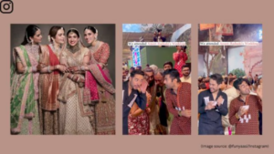 Watch: Content Creators Hilariously Insert Themselves Into Ambani Wedding Celebration