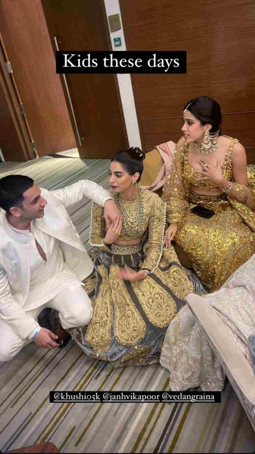 Janhvi Kapoor's Priceless Reaction To Khushi Kapoor And Vedang Raina ...