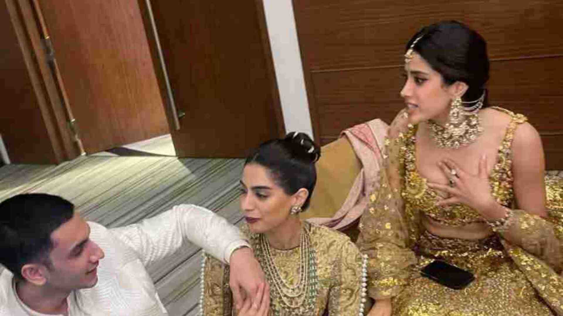 Janhvi Kapoor’s Priceless Reaction To Khushi Kapoor And Vedang Raina Holding Hands At Anant Ambani’s Wedding. See Pic