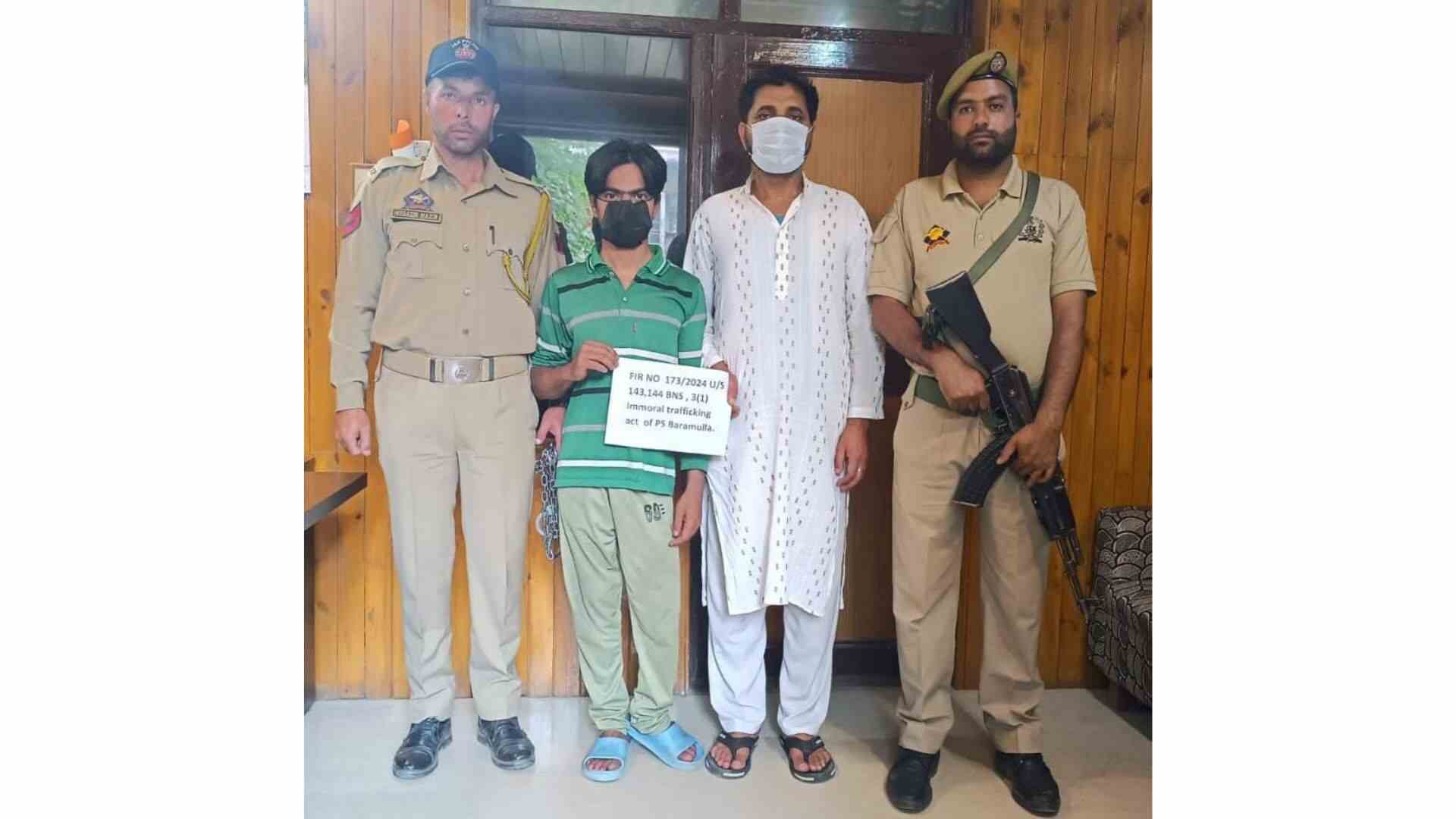 Two arrested, 4 minor girls rescued as human trafficking racket busted in North Kashmirs Baramulla