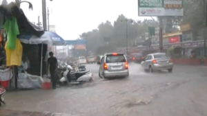 Watch | Heavy Rain Causes Flooding in Dehradun