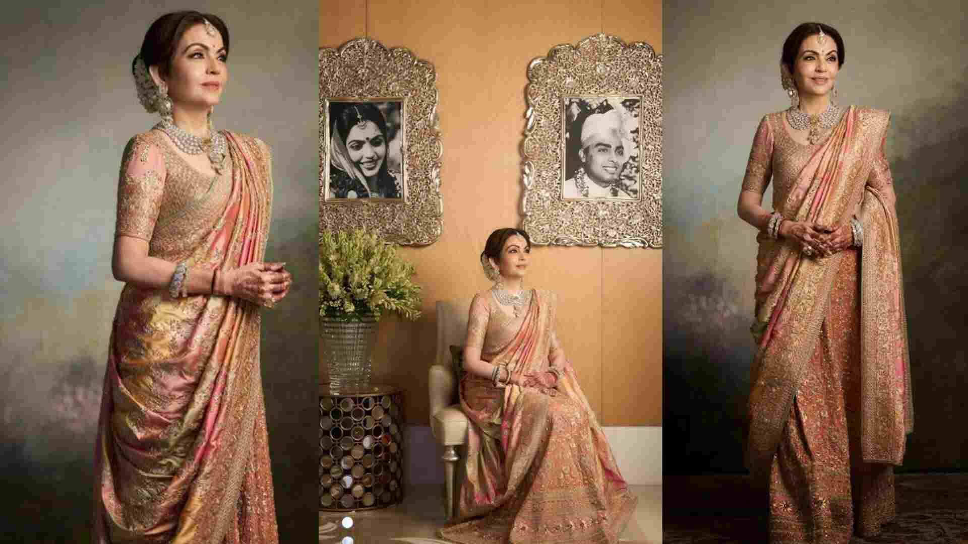 Nita Ambani in Rangkat Saree