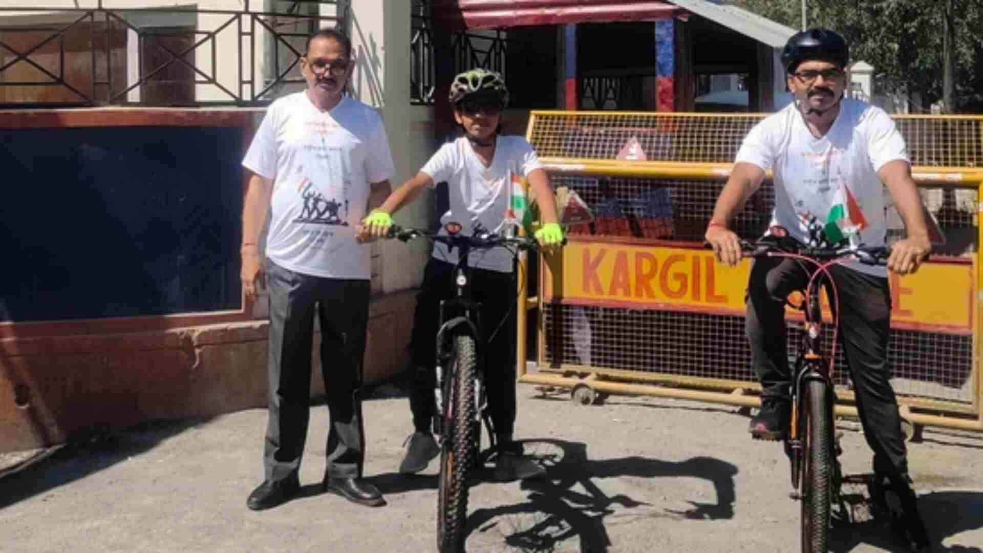 12-Year-Old Delhi Boy Takes On 13-Day Cycling Challenge To Honor Kargil Soldiers