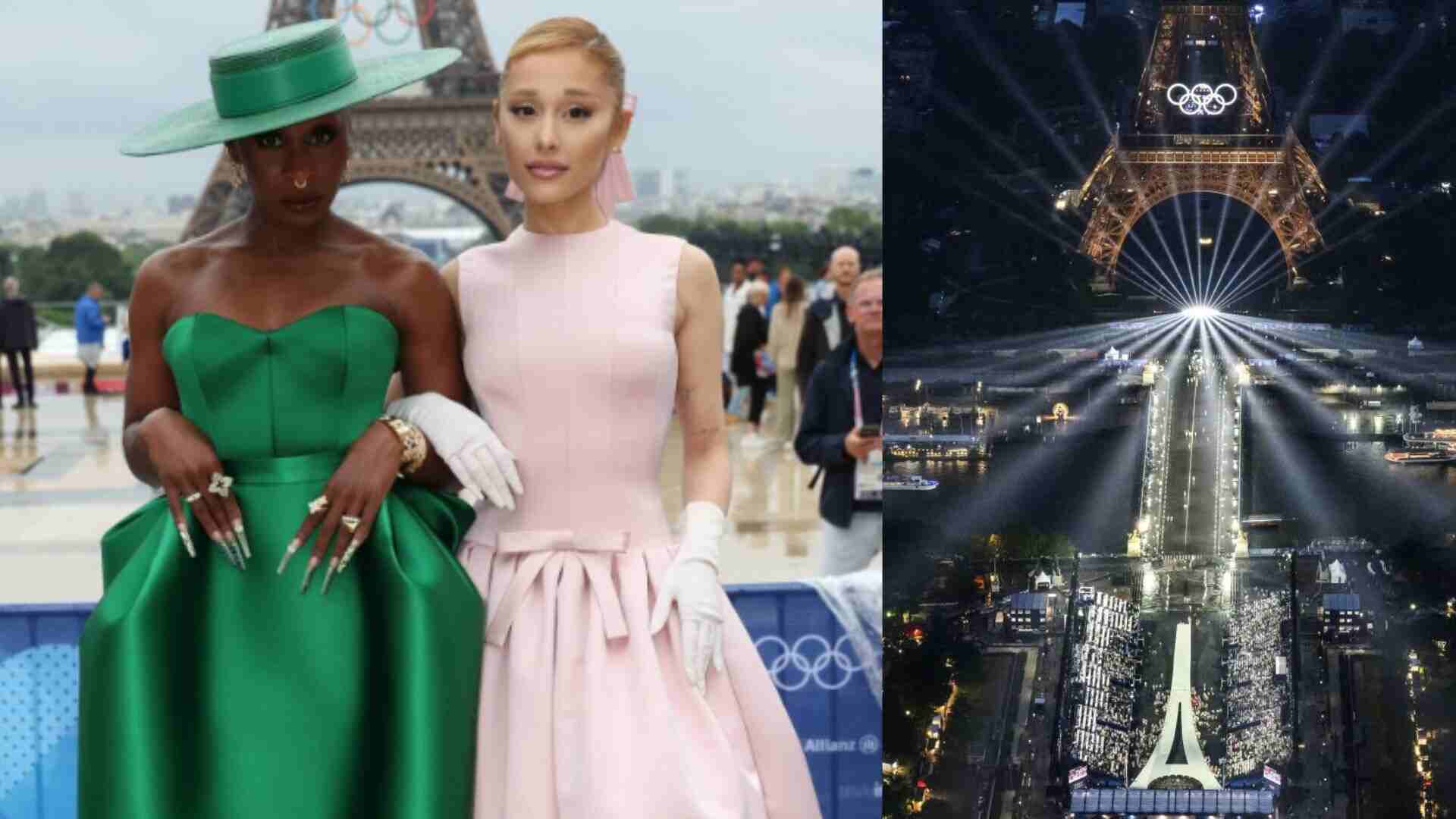 Ariana Grande And Cynthia Erivo Stun In Wicked-Inspired Outfits At 2024 Olympics Opening