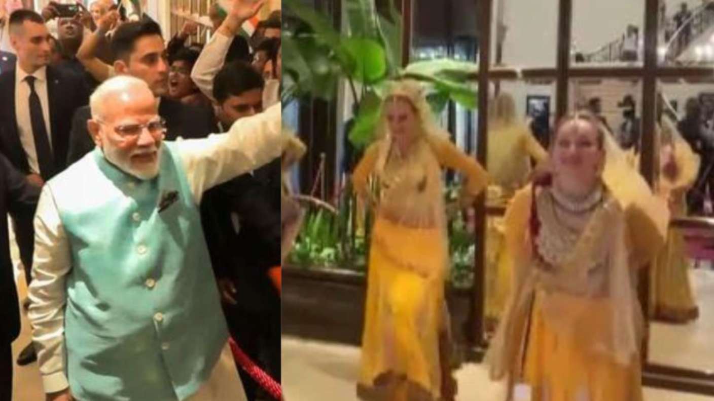 Russian Artists Practice Dandiya to Welcome PM Modi in Moscow