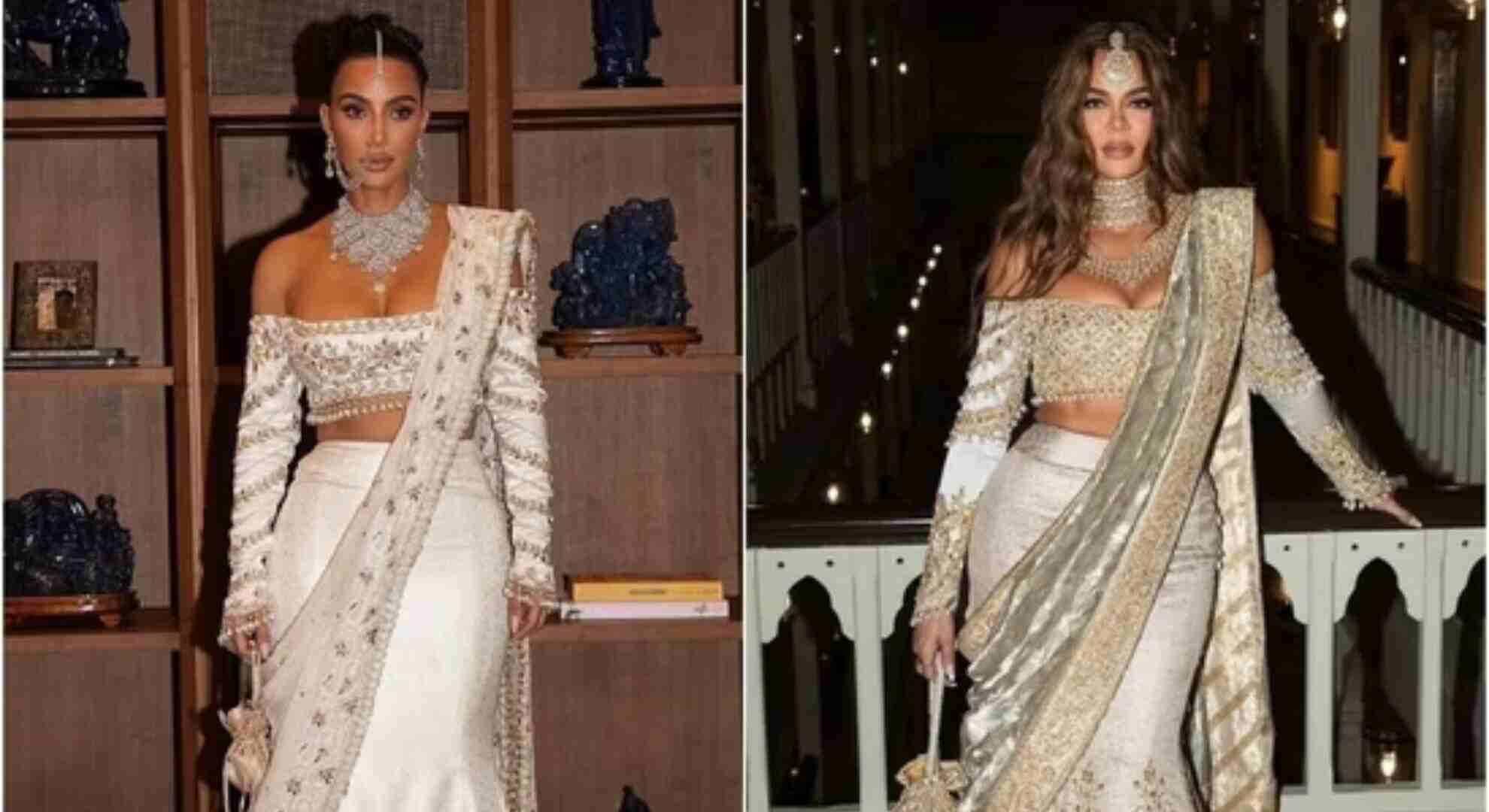 Kim Kardashian’s Ambani Wedding Look Sparks Comparisons To Khloe’s: Did She Shop At Sarojini Market?