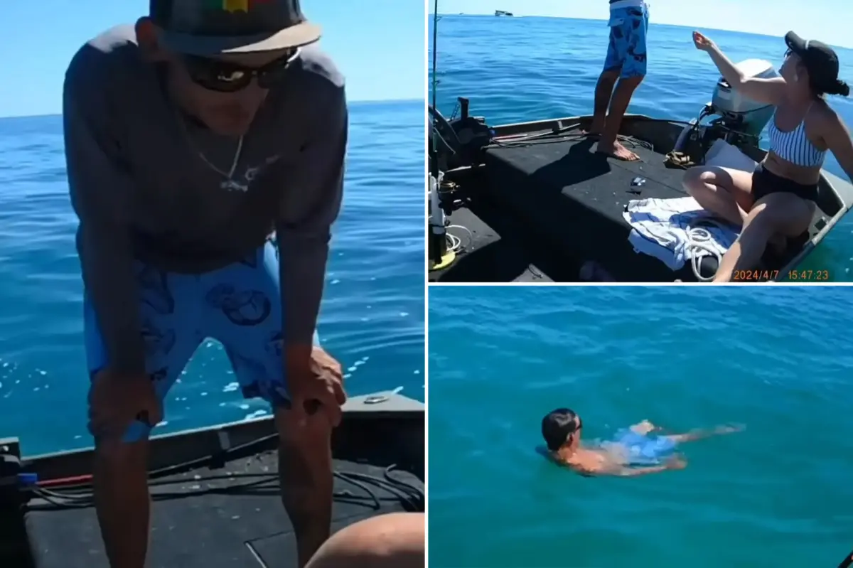 Brain Fade Moment: Florida Man Jumps Into Shark-Infested Ocean When Girlfriend Asks for Phone Password – WATCH