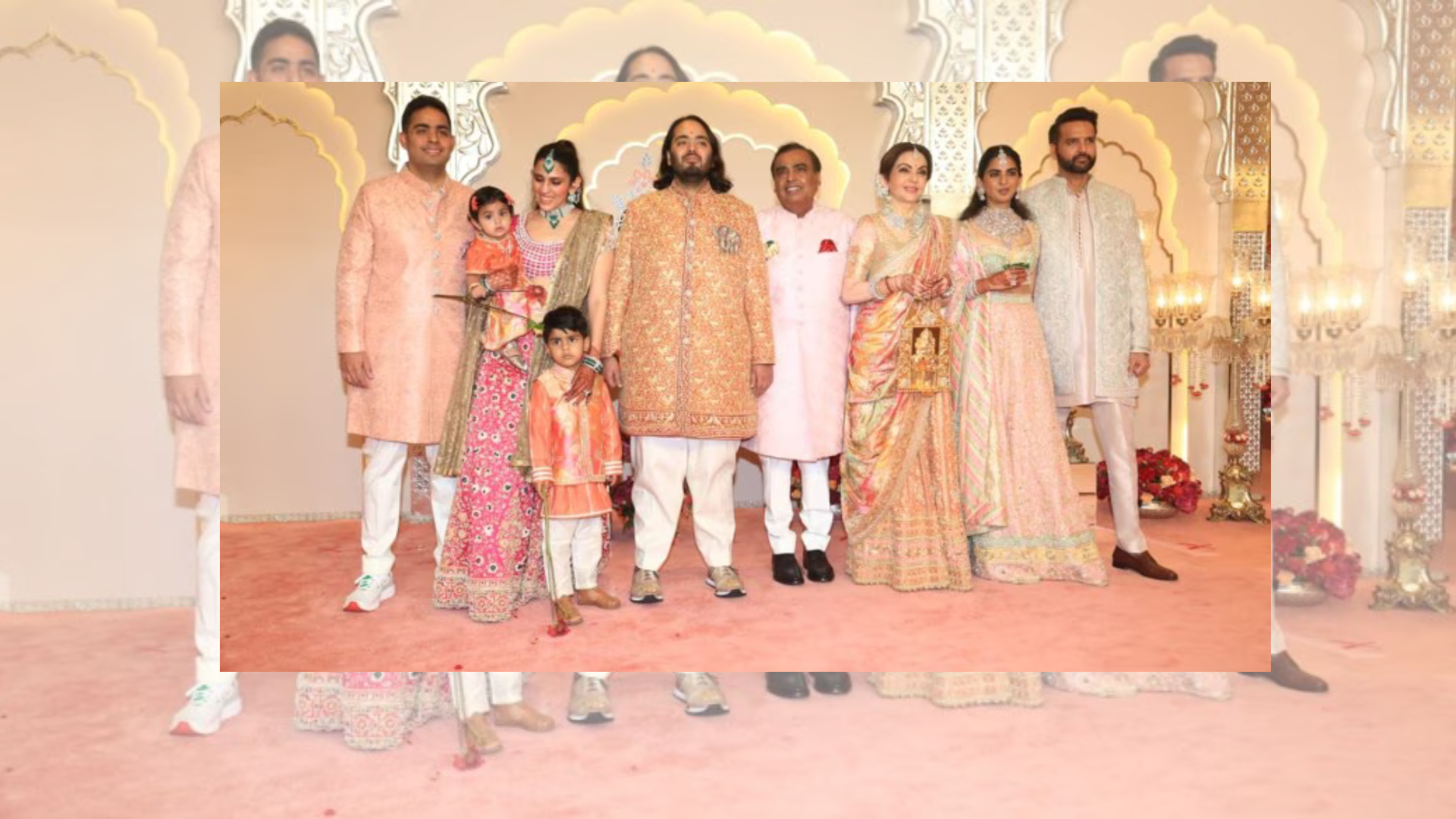 Anant Ambani’s Wedding: Stylish Orange Sherwani And Unique Sports Shoes Wow Guests, Watch