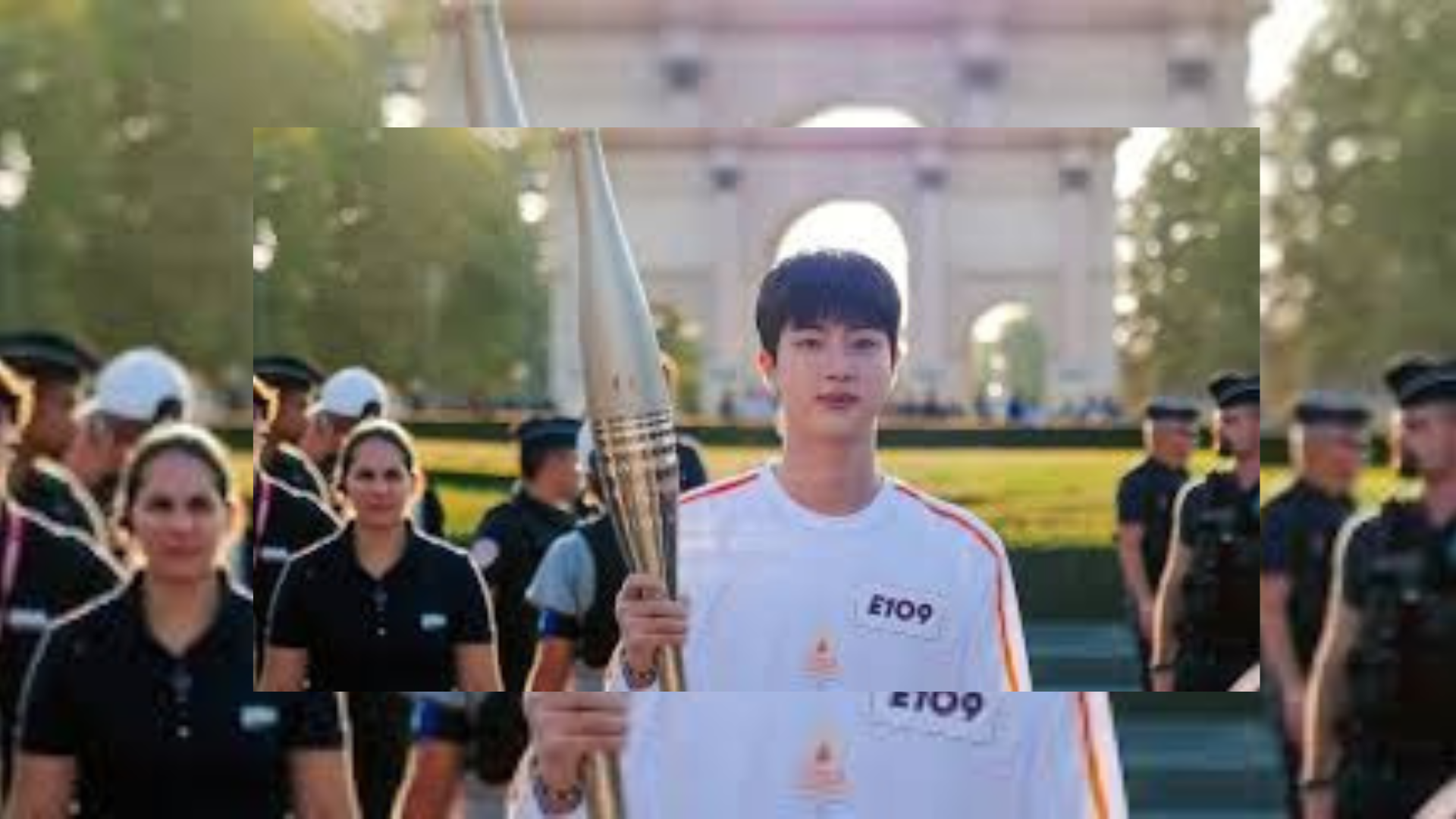 BTS’ Jin Shines At Olympic Torch Relay In Paris: See Pics And Watch Video