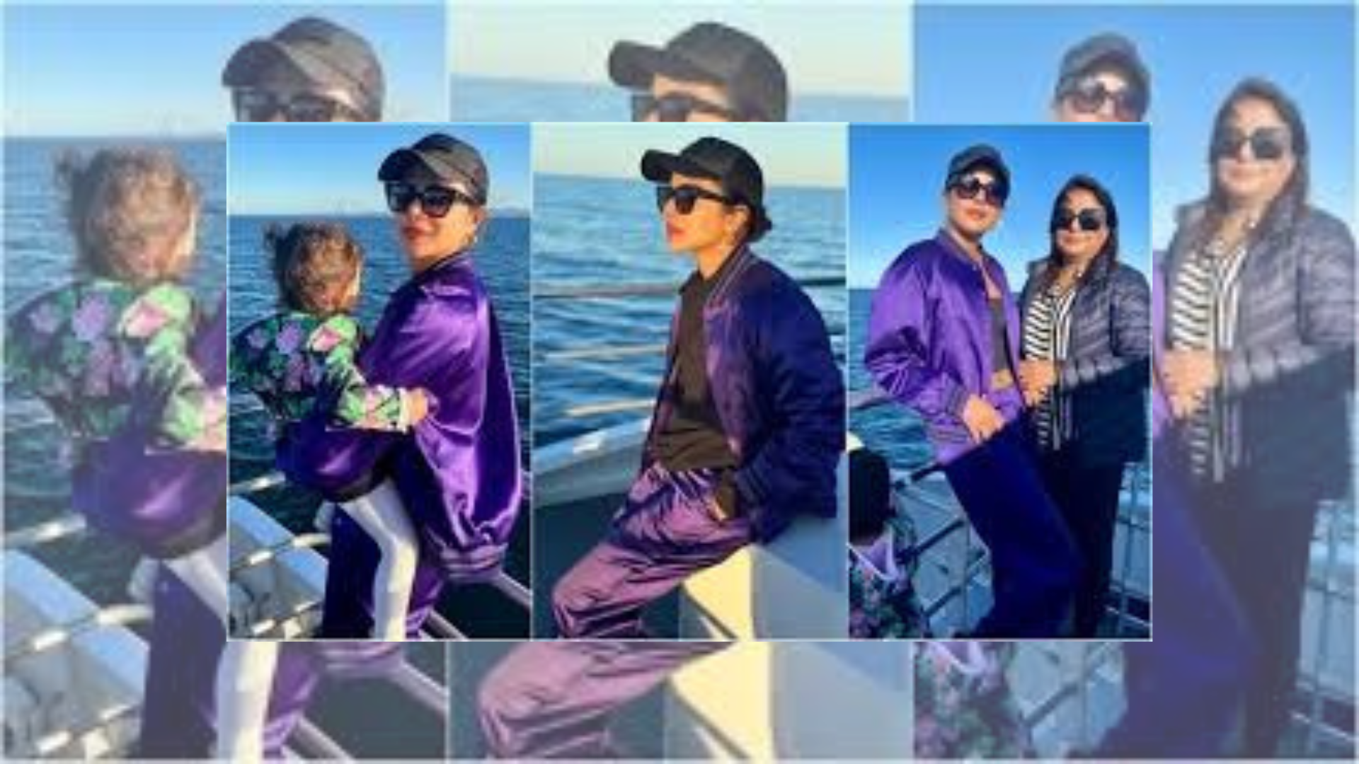 Priyanka Chopra Rocks A Purple Satin Tracksuit On Whale Watching Trip, Find Out The Cost
