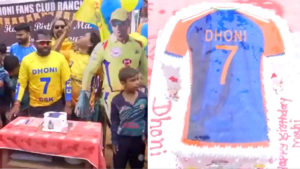 Watch | Fans Celebrate MS Dhoni 43rd Birthday With Joy