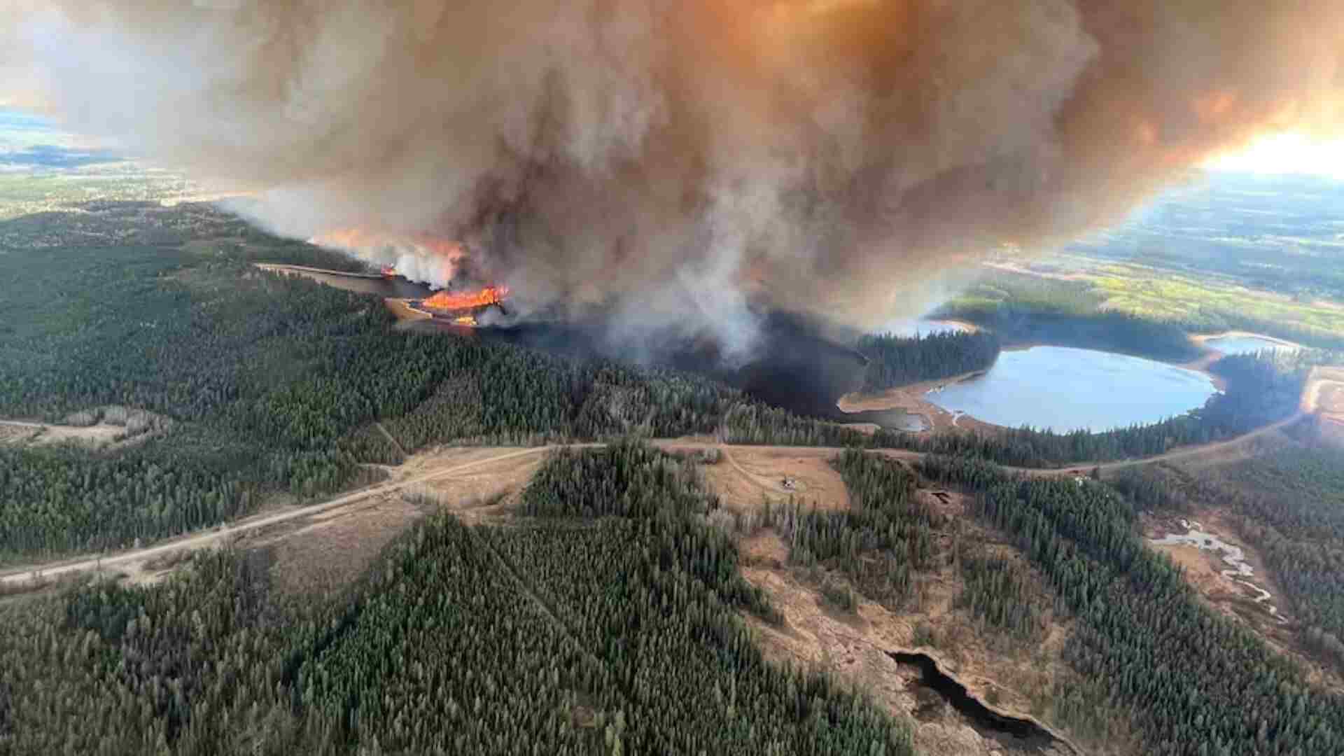 Wildfires Force Evacuations In Alberta And British Columbia Amid Intense Heat