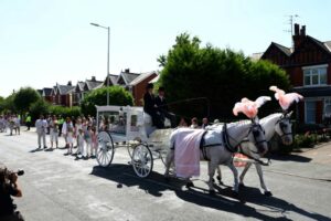 ‘Let Her Dance to Heaven’: Parents at Funeral of Their 9-Year-Old Girl Who Was Killed in UK Riots